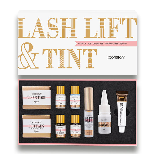 Lash Lift Wimpern Augenbrauen Färben Farbton Kit Wimpern Dauerwelle Set Stirn Laminierung Make-Up Werkzeuge