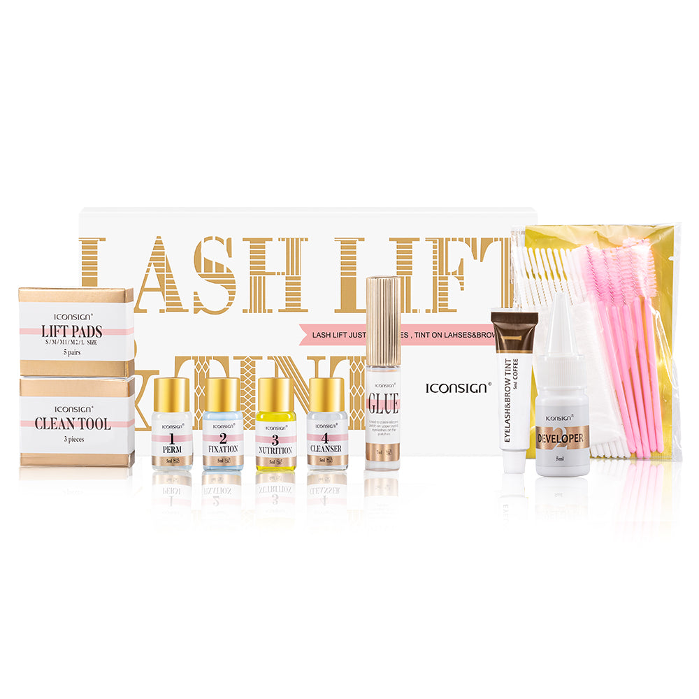 Lash Lift Wimpern Augenbrauen Färben Farbton Kit Wimpern Dauerwelle Set Stirn Laminierung Make-Up Werkzeuge