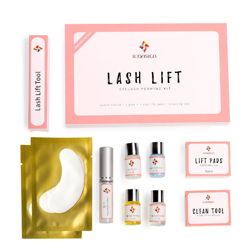 Lash Lift Kit ICONSIGN Heben Dauerwelle Wimpern Augen MakeUp-Tools