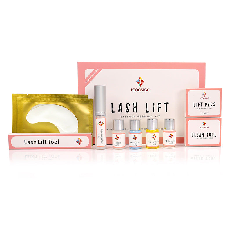 Lash Lift Kit ICONSIGN Heben Dauerwelle Wimpern Augen MakeUp-Tools