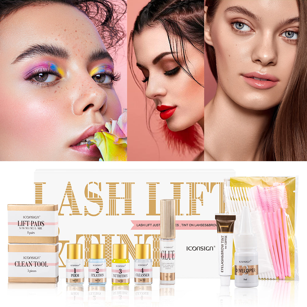 Lash Lift Wimpern Augenbrauen Färben Farbton Kit Wimpern Dauerwelle Set Stirn Laminierung Make-Up Werkzeuge